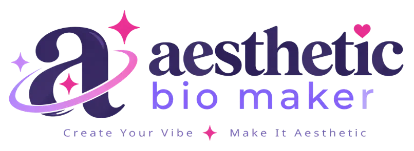 aesthetic bio maker